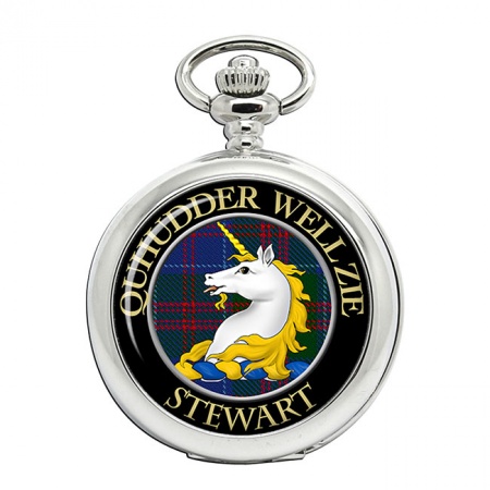 Stewart of Appin Scottish Clan Crest Pocket Watch