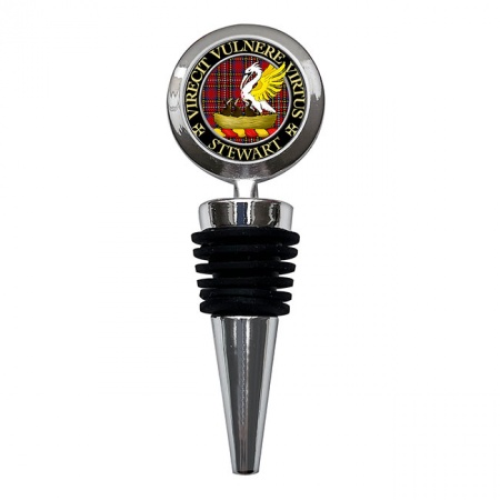 Stewart Scottish Clan Crest Bottle Stopper