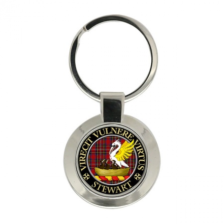 Stewart Scottish Clan Crest Key Ring