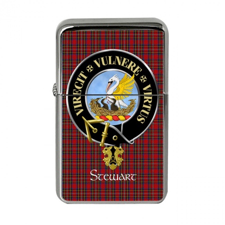 Stewart Scottish Clan Crest Flip Top Lighter