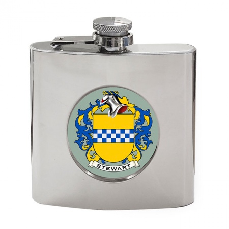 Stewart (Scotland) Coat of Arms Hip Flask