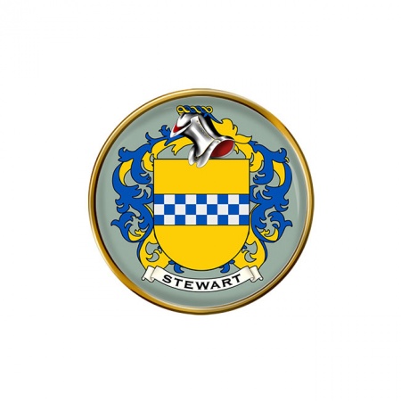 Stewart (Scotland) Coat of Arms Pin Badge