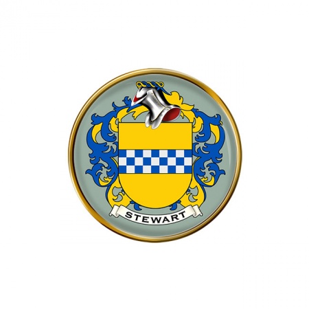 Stewart (Scotland) Coat of Arms Pin Badge
