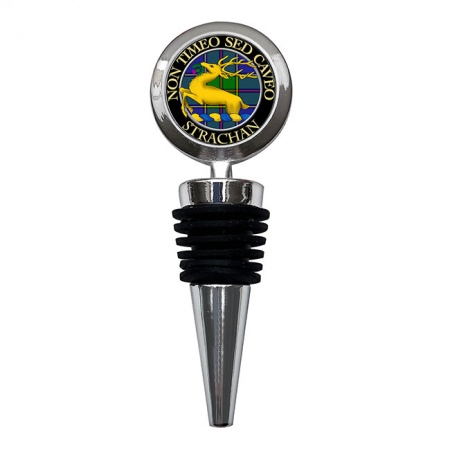 Strachan Scottish Clan Crest Bottle Stopper