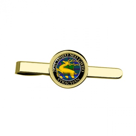 Strachan Scottish Clan Crest Tie Clip