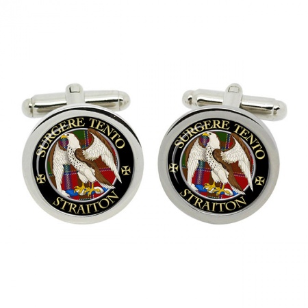 Straiton Scottish Clan Crest Cufflinks