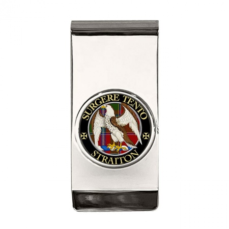 Straiton Scottish Clan Crest Money Clip