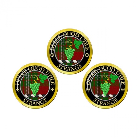 Strange Scottish Clan Crest Golf Ball Markers