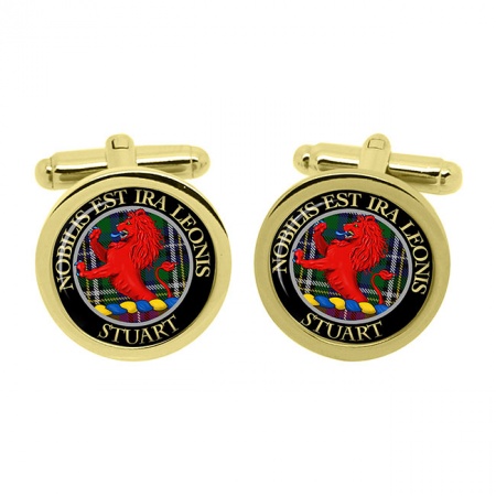 Stuart Scottish Clan Crest Cufflinks