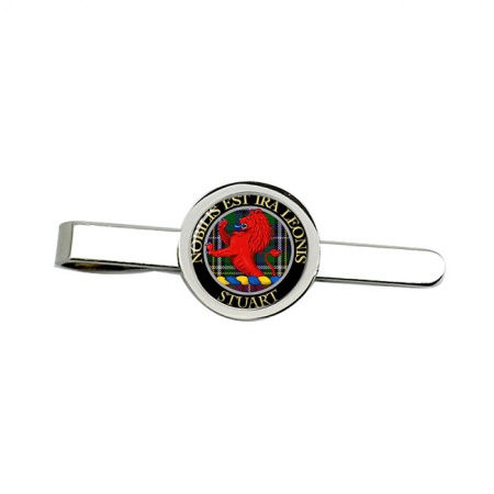 Stuart Scottish Clan Crest Tie Clip