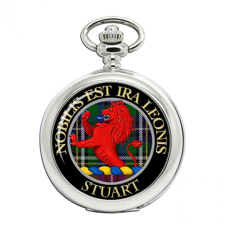 Stuart Scottish Clan Crest Pocket Watch