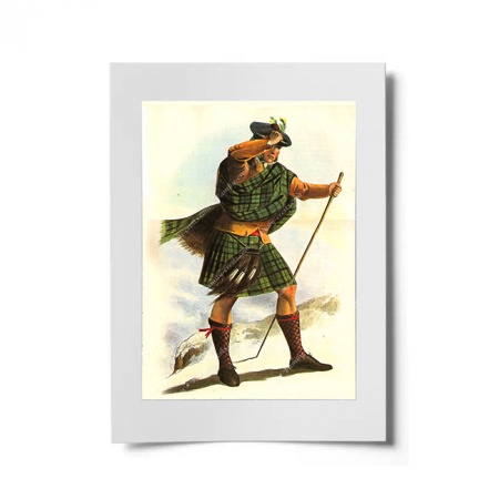 Sutherland Scottish Clansman Ready to Frame Print