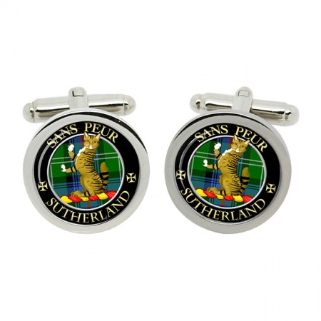 Sutherland Scottish Clan Crest Cufflinks