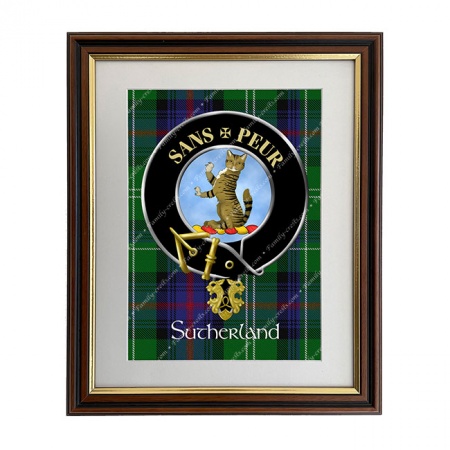 Sutherland Scottish Clan Crest Framed Print
