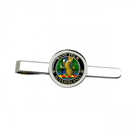 Sutherland Scottish Clan Crest Tie Clip