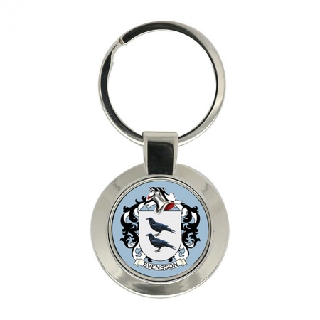 Svensson (Sweden) Coat of Arms Key Ring