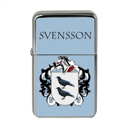 Svensson (Sweden) Coat of Arms Flip Top Lighter