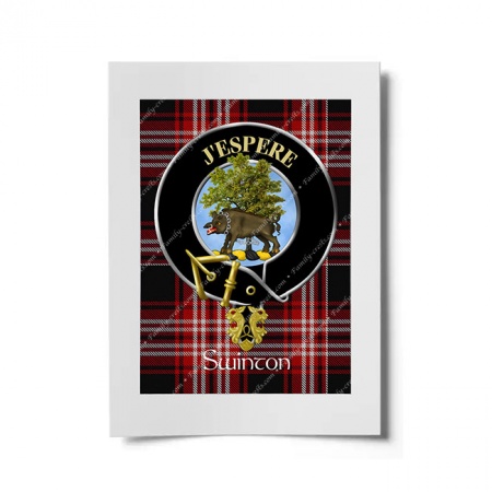 Swinton Scottish Clan Crest Ready to Frame Print