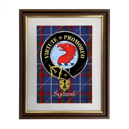 Sydserf Scottish Clan Crest Framed Print