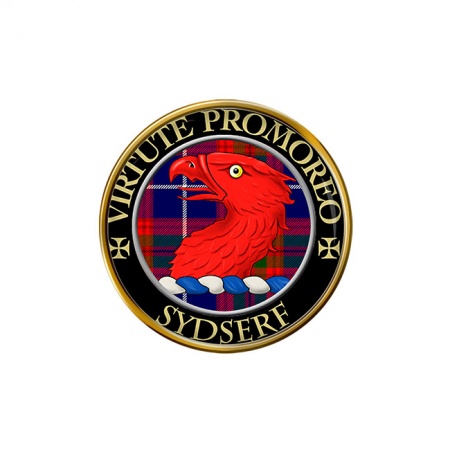 Sydserf Scottish Clan Crest Pin Badge