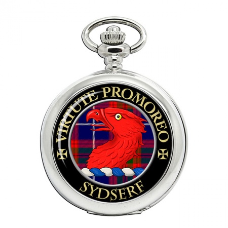 Sydserf Scottish Clan Crest Pocket Watch