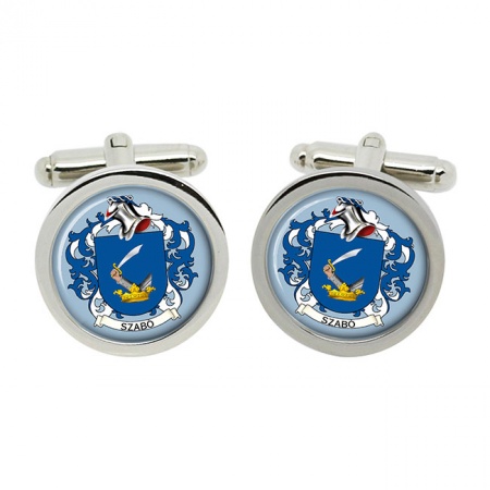 Szabó (Hungary) Coat of Arms Cufflinks