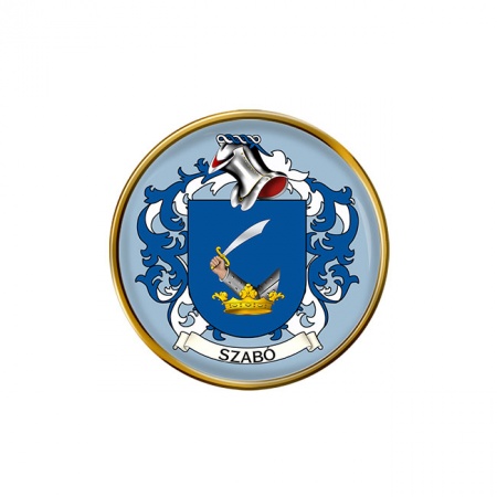 Szabó (Hungary) Coat of Arms Pin Badge