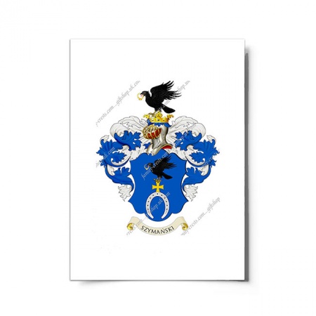 Szymański (Poland) Coat of Arms Print