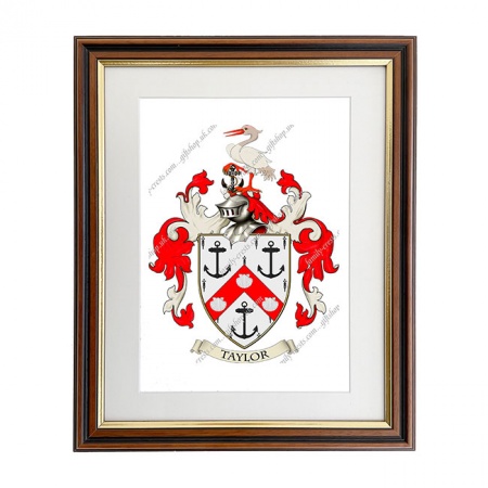 Taylor (England) Coat of Arms Framed Print
