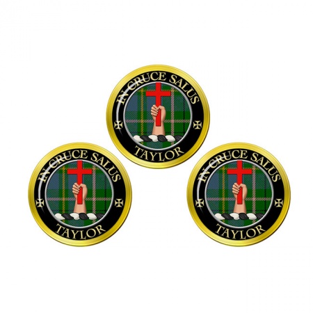 Taylor Scottish Clan Crest Golf Ball Markers