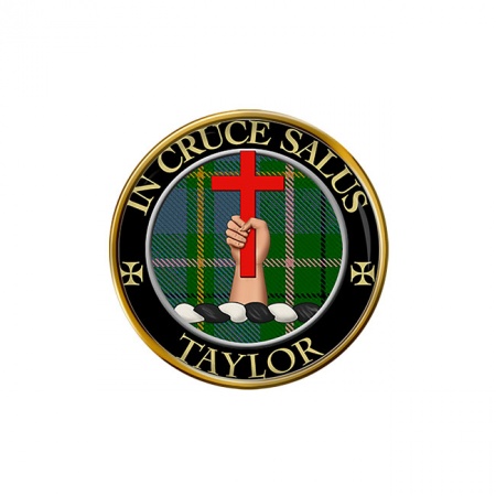 Taylor Scottish Clan Crest Pin Badge