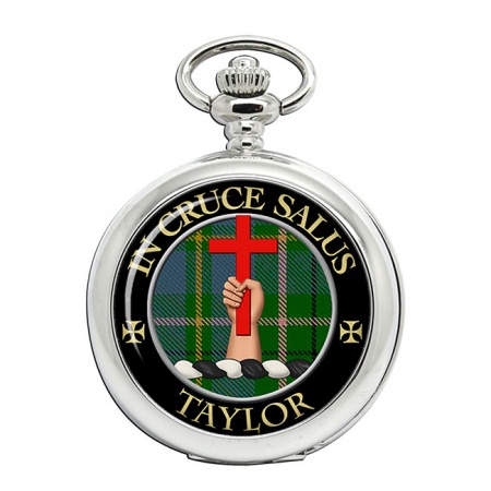 Taylor Scottish Clan Crest Pocket Watch