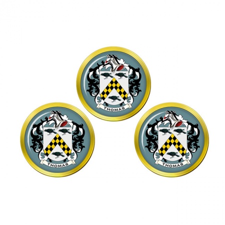 Thomas (Wales) Coat of Arms Golf Ball Markers