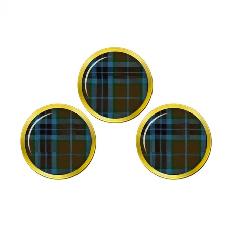 Thompson Scottish Tartan Golf Ball Markers