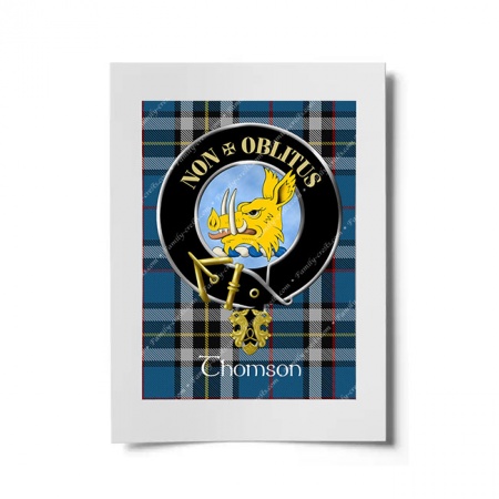 Thomson (Mactavish) Scottish Clan Crest Ready to Frame Print