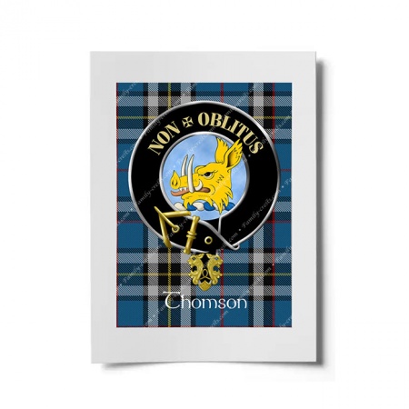 Thomson (Mactavish) Scottish Clan Crest Ready to Frame Print