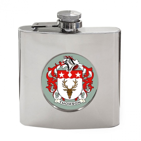 Thomson (Scotland) Coat of Arms Hip Flask