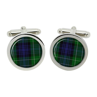 Abercrombie Scottish Tartan Cufflinks in Box