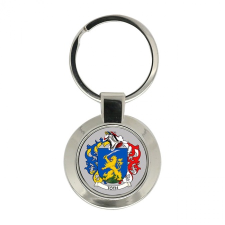 Tóth (Hungary) Coat of Arms Key Ring