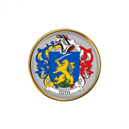 Tóth (Hungary) Coat of Arms Pin Badge