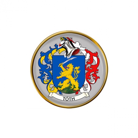 Tóth (Hungary) Coat of Arms Pin Badge
