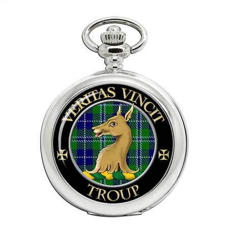Troup Scottish Clan Crest Pocket Watch