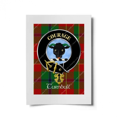 Turnbull Scottish Clan Crest Ready to Frame Print