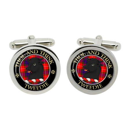 Tweedie Scottish Clan Crest Cufflinks