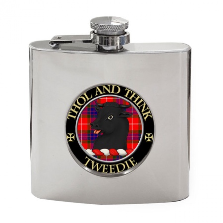 Tweedie Scottish Clan Crest Hip Flask