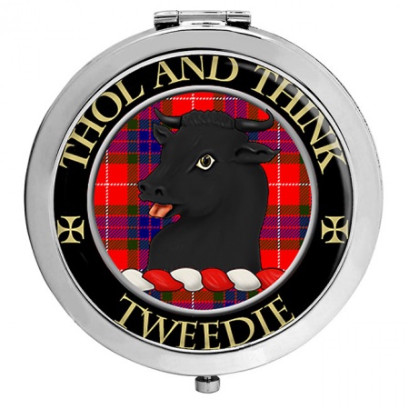 Tweedie Scottish Clan Crest Compact Mirror