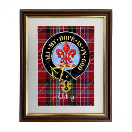 Udny Scottish Clan Crest Framed Print