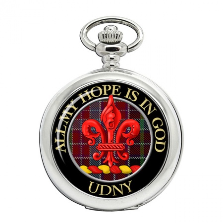 Udny Scottish Clan Crest Pocket Watch