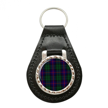 Urquhart Scottish Tartan Leather Key Fob