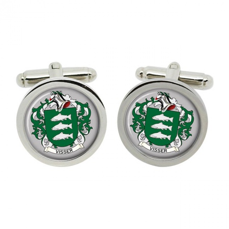 Visser (Netherlands) Coat of Arms Cufflinks